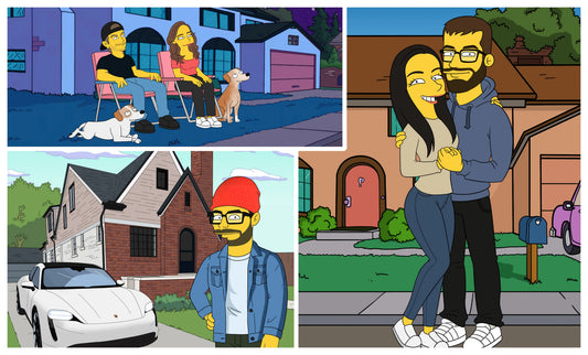Custom Yellow Cartoon Portrait (From Your Photo)